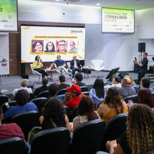 Especialistas discutem inteligência artificial e fake news no Festival de Jornalismo em Recife