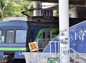 Metrô do Recife tem operação em via singela na Linha Sul para troca de dormentes