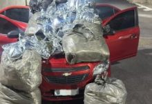 Polícia apreende mais de cem quilos de maconha em carro abandonado no Sertão