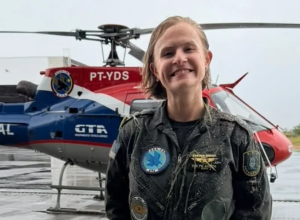Primeira mulher piloto de helicóptero da Polícia Militar faz história em Pernambuco